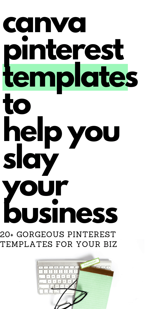canva pinterest templates to help you slay your biz